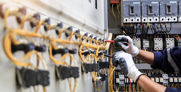 Professional Electrician technician working in Charlotte Hall, MD